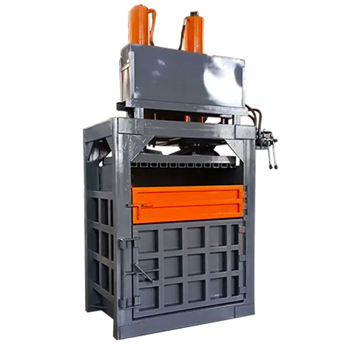 Vertical Hydraulic Scrap Metal Compactor Baler Pet Paper Box Press Machine Cardboard Baling Machine