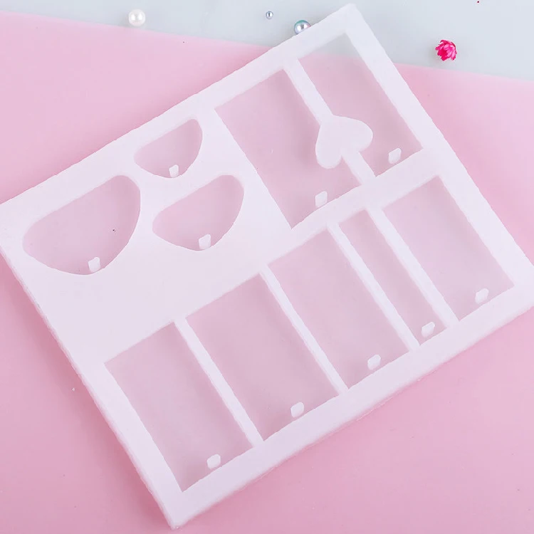 D24 minecraft silicone ice mold DIY key and lock couple pendants, sweater couple hand pendant, creative backpack tag chest mould