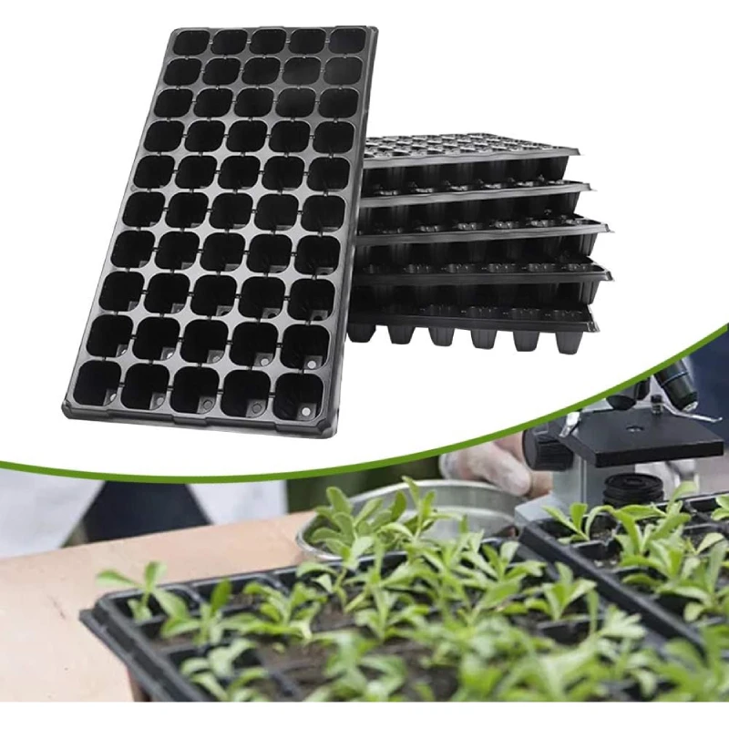 Wholesale Plastic Nursery Seedling Tray Seed Grow Planter Seeding Garden Seed Starter Tray Plant Propagation Seedling Tray