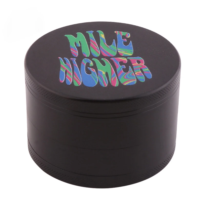 Измельчитель трав из цинкового сплава, ручной вращающийся многоцветный измельчитель для табака и курения