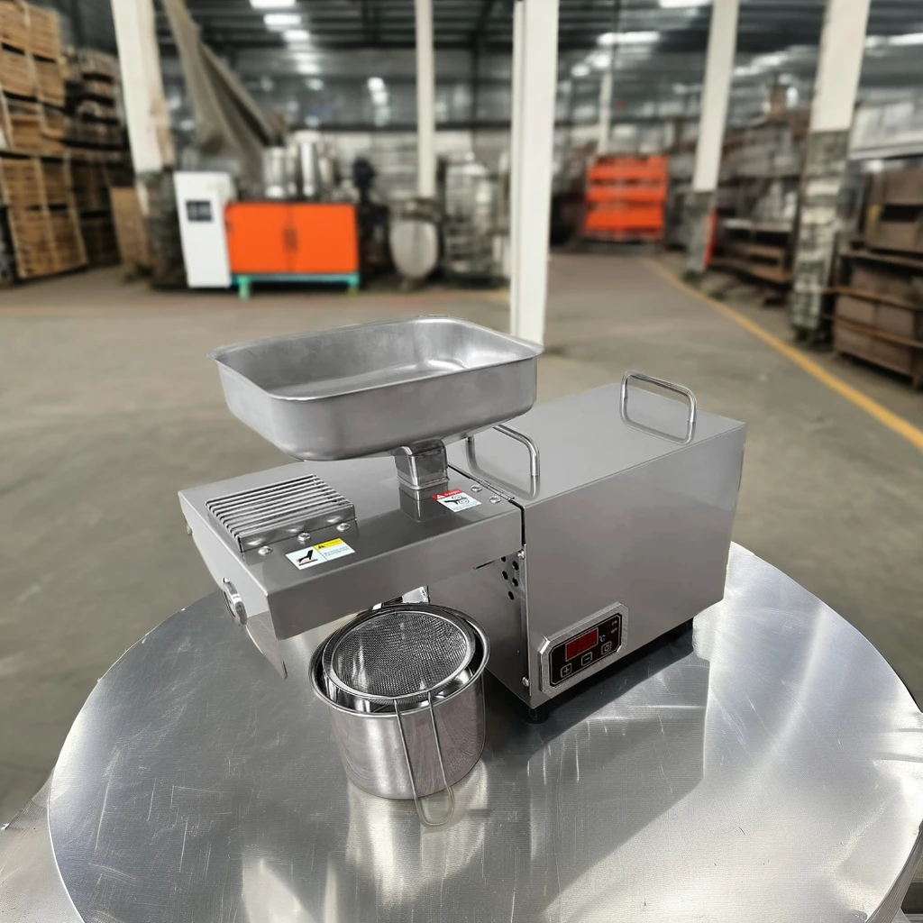 MJ LYF-899 Small Home Use Oil Presser Peanut Coconut Walnut Nut Soybean Sunflower Cocoa Palm cold Screw oil press machine
