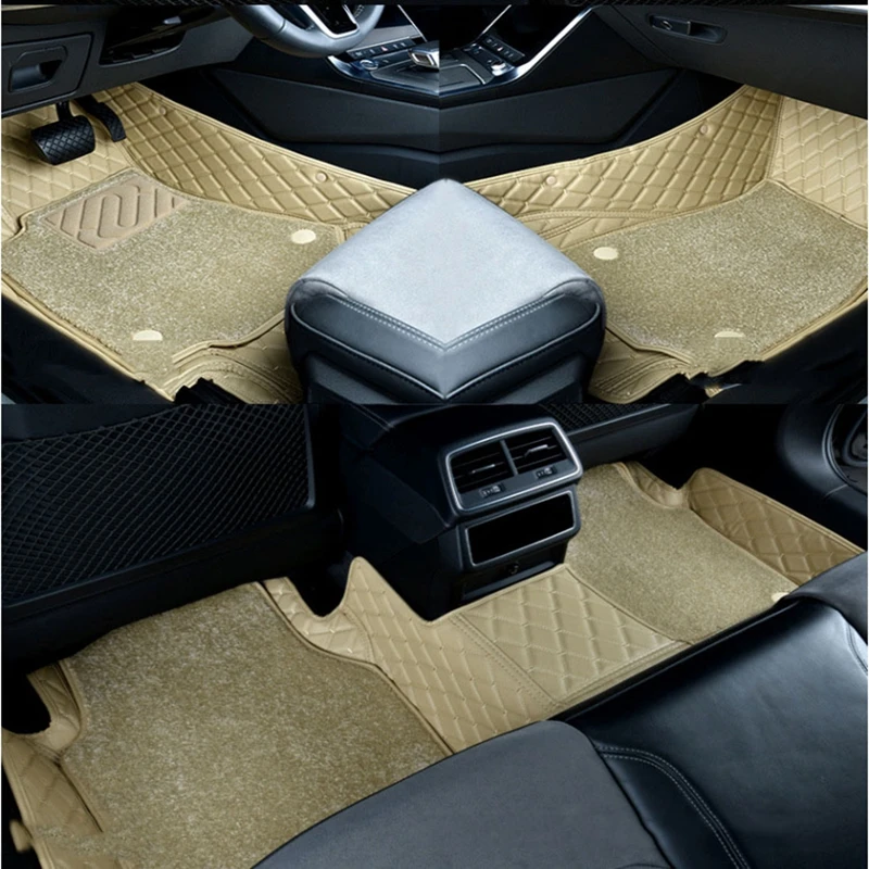 High Quality Selling Four Seasons General Good Quality Silk Ring Non-slip Waterproof Car Foot Mat Suitable For Nissan Cars