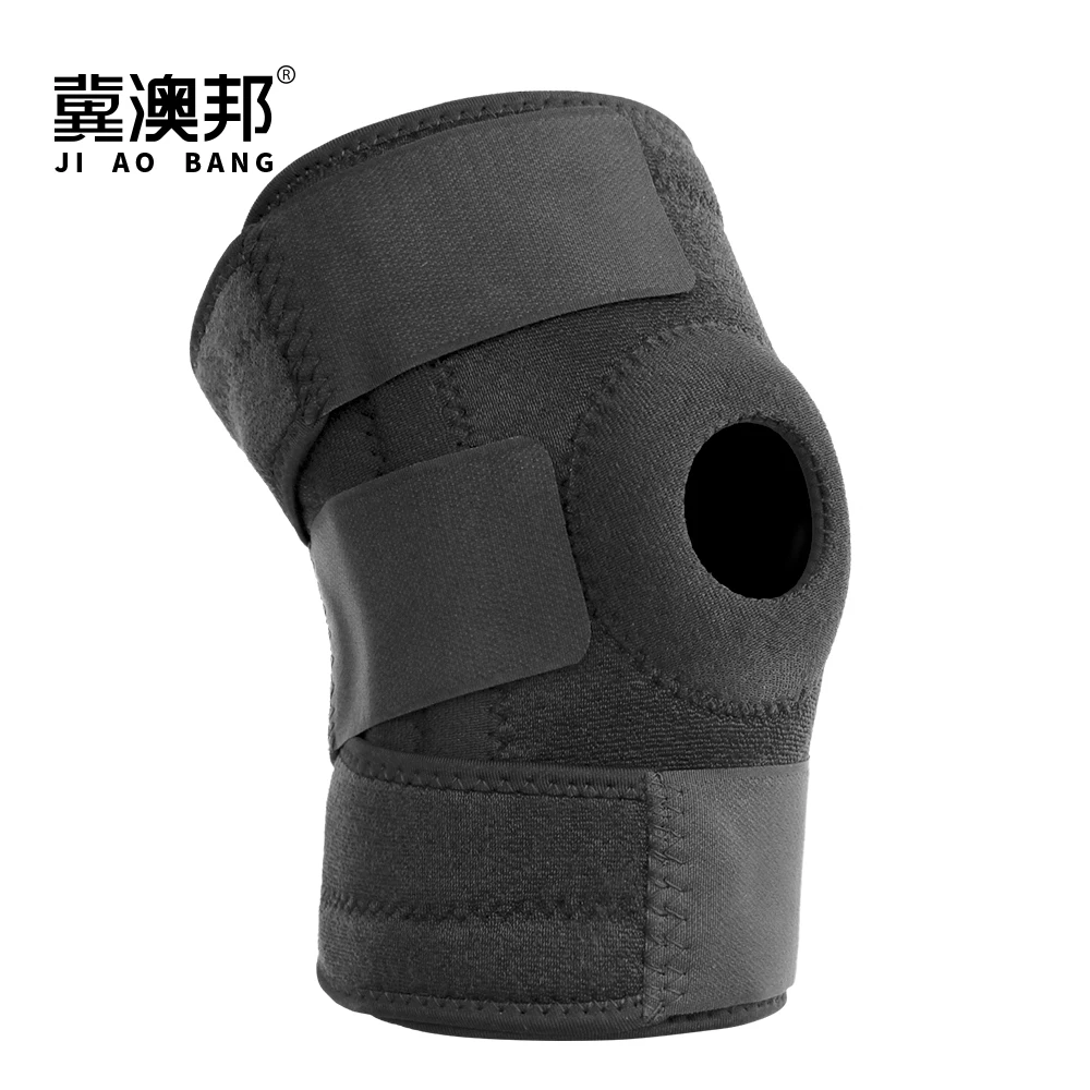China Factory Medical knee support knee brace with adjustable strap
