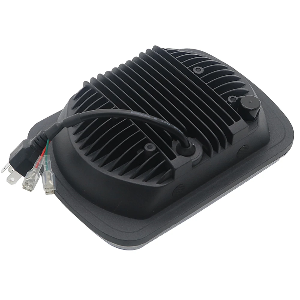 5x7 7x6 inch Square LED Headlamp Angel Eyes DRL Turning Replaces for jeep cherokee xj headlight