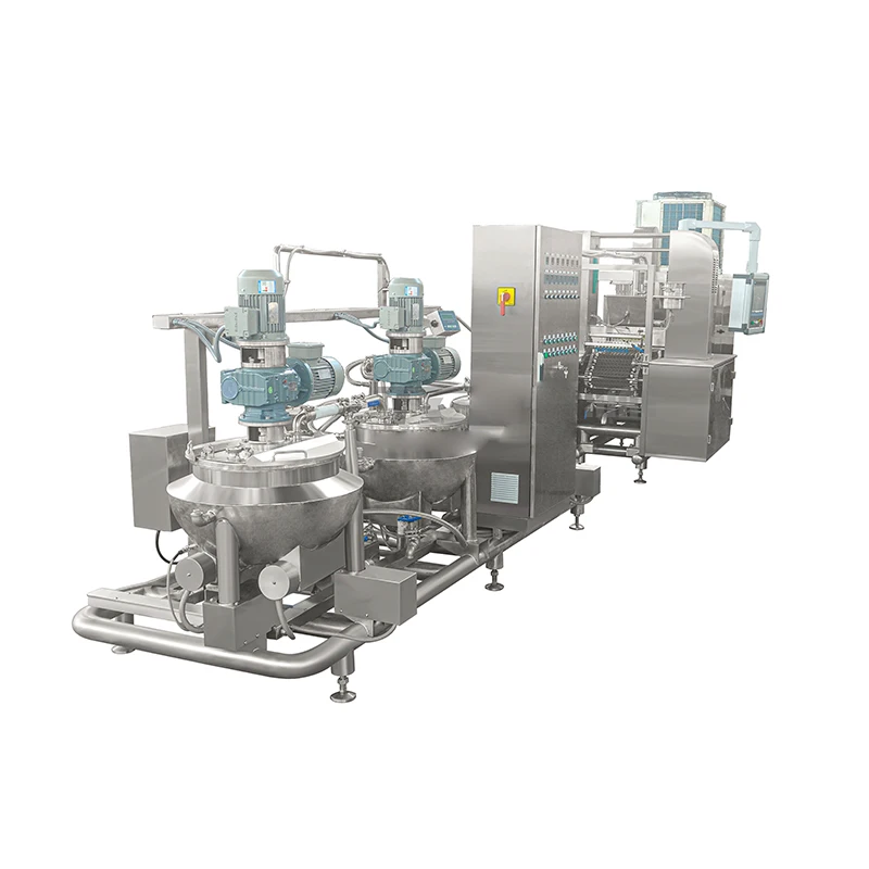 Fondant Pouring Machine Gelatin Pectin Carrageenan Fudge Production Line Candy Pouring Machine Equipment