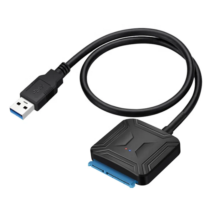High quality USB 3.0 to SATA Adapter Converter Cable Ports at up to 5Gbps for SATA HDD / SDD BLU-RAY DVD CD-ROM DVD-ROM