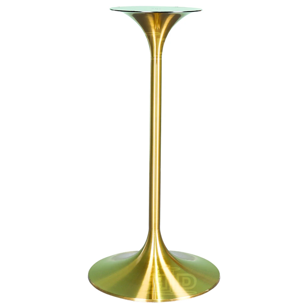 Factory direct sale rose gold chrome dining tulip table legs