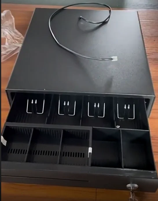 Металлический кассовый аппарат ящик для денег POS с 5 банкнотами 6 лоток монет розничной торговли и супермаркета