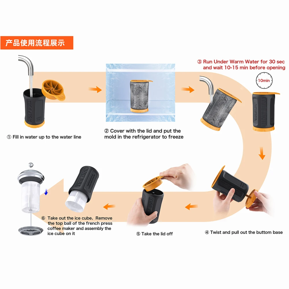 Ice Cube Molds & Trays,Ice cube Maker for french coffee press