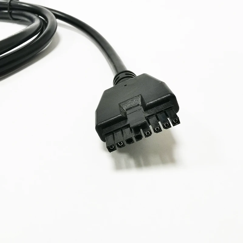 Wholesale Custom Type 2 Green J1939 9pin Male to Molex 8pin Female Adapter Cable For Heavy Duty Trucks