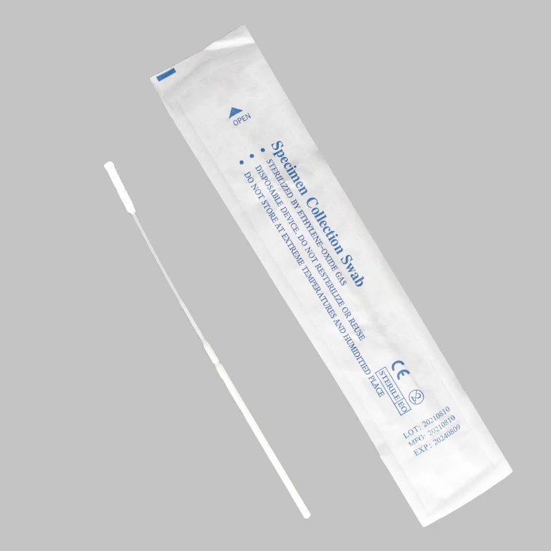Shenzhen Nasal Swab Transport Nylon Flocked Swab Anterior Sampling Nasal Passages Swab