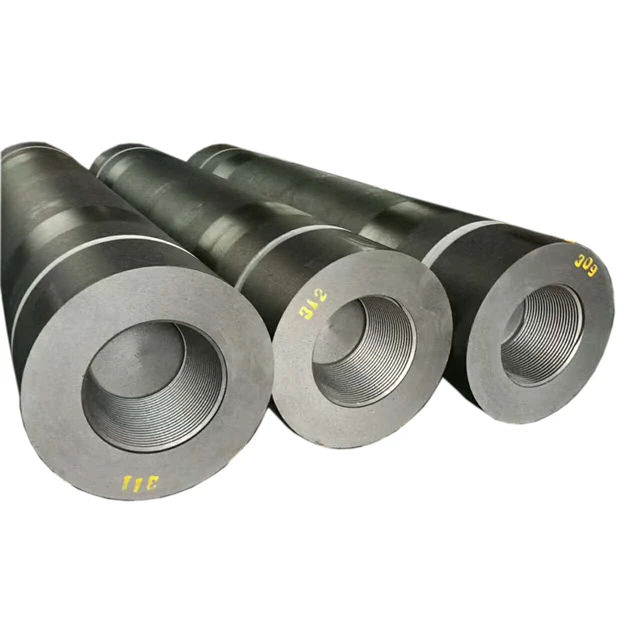
China manufacture Price UHP 450mm graphite electrodes With Nipples For LF 