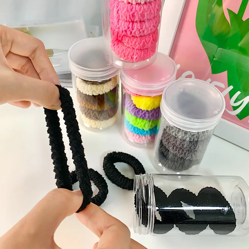 2023 kids hair band personalized 6pcs/set colorful hair rubber band for children kids