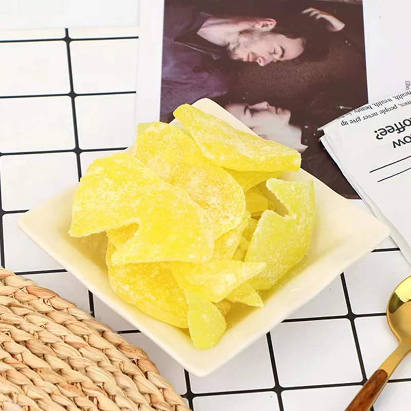 Slice candied papaya multicolor honeydew melon slices bulk sweet preserved fruits leisure snacks dried cantaloupe fruits