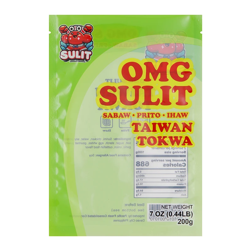 Customized Printed plastic Three Side Sealed bags Biodegradable Dried fruit snack Packaging Bag