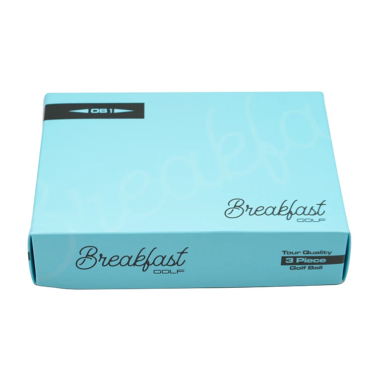 Recyclable Paper Cardboard Wholesale Custom Logo Printed Packaging Mini Golf Ball Gift Box Set