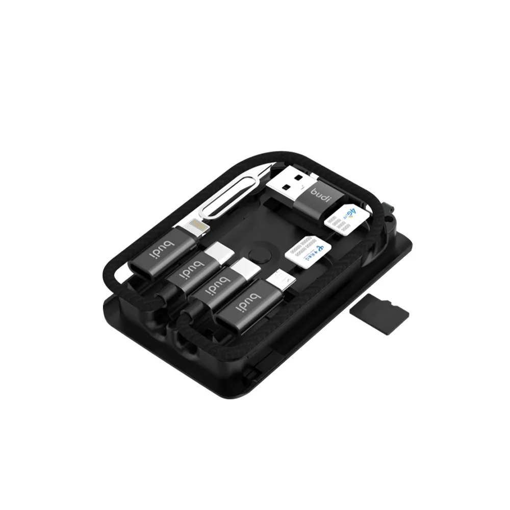  Высококачественный адаптер micro-usb type c от budi устройство для чтения TF-карт с беспроводным зарядным устройством всех смартфонов