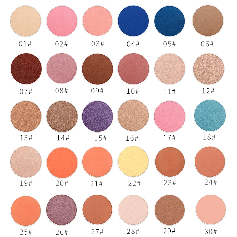 Natural Colors Long Lasting Blendable Highly Pigmented Matte Shimmer Eye Makeup Palette wholesale sales
