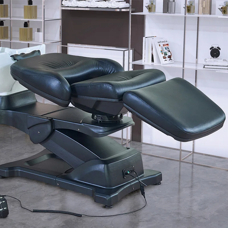 Professional 2 In 1 Electric Shampoo Bowl Bed Japanese Hair Washing Head Massage SPA Chair Hairdressing Equipment for Salon
