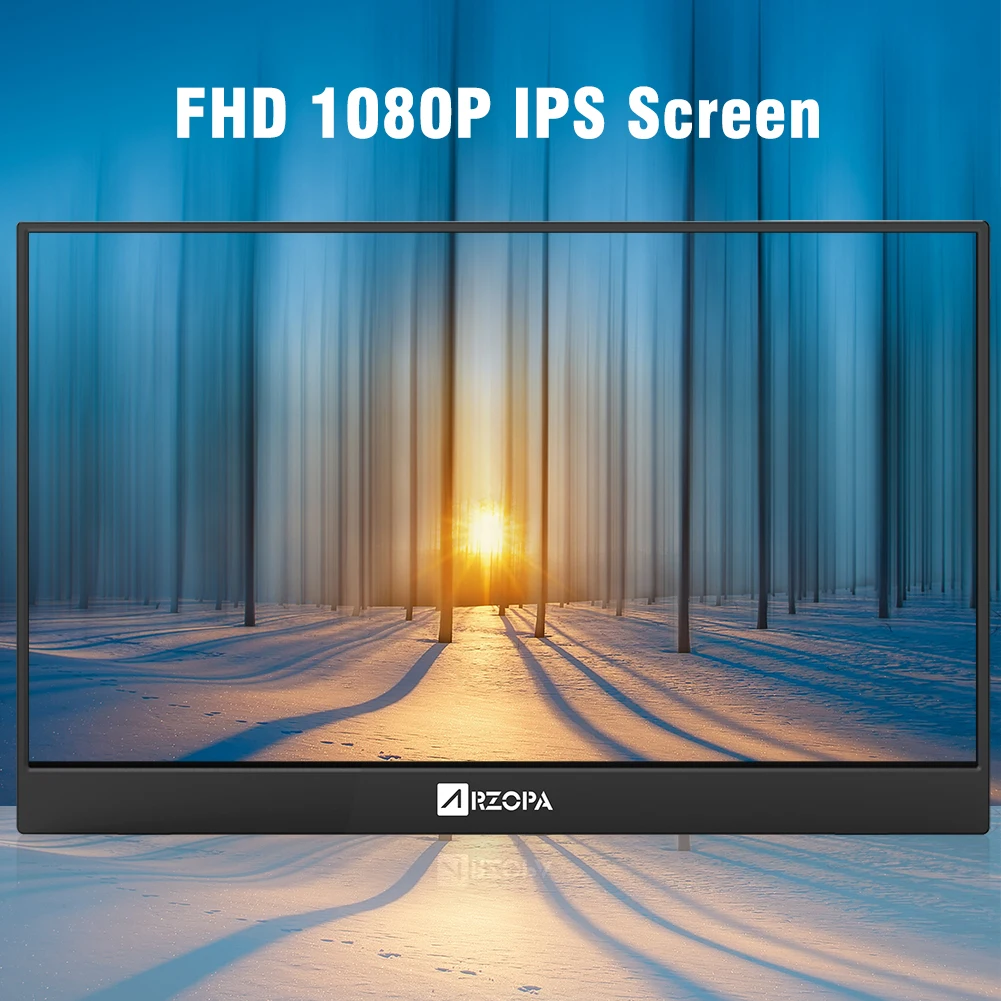 15.6 inch FHD 1080P touchscreen display portable gaming monitor factory laptop screen extender with FCC CE ROHS