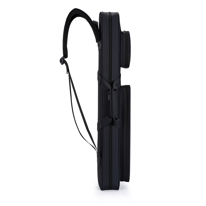 Custom waterproof double shoulder straps Billiard cue bag pool cue carrying case soft 4 butts 4 shafts
