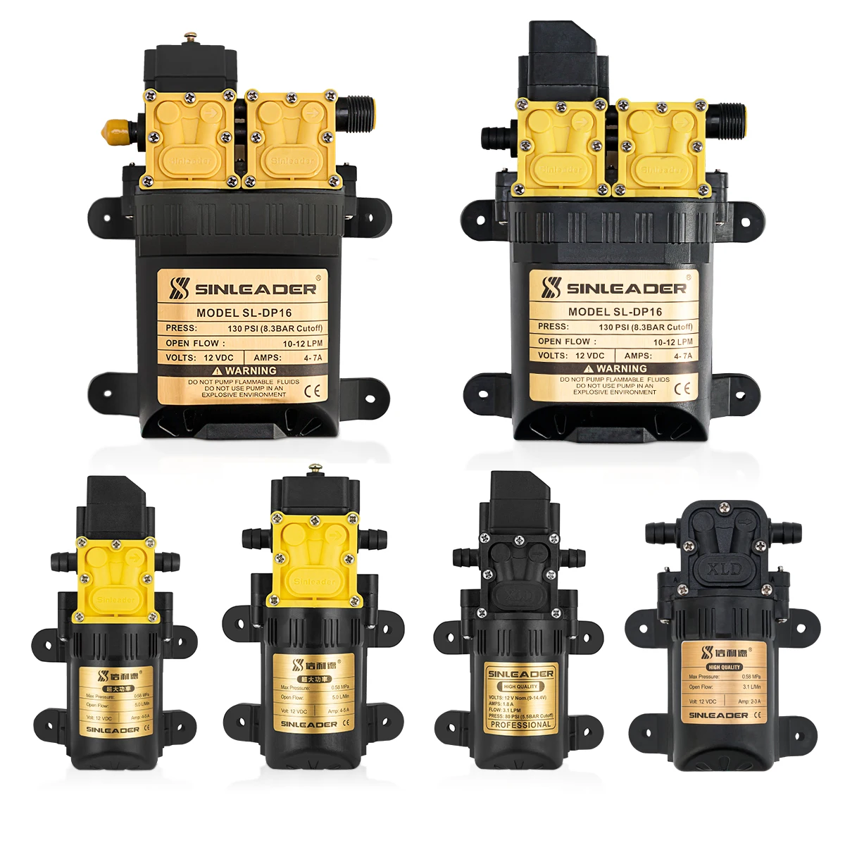 Sinleader 12v 0.55MPA Single Diaphragm Electrical Micro Water Pump