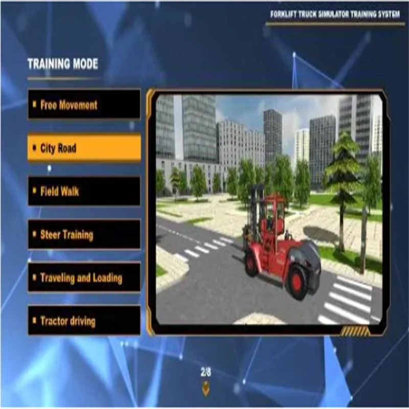 Chinese Forklift Training Simulator for Training Center