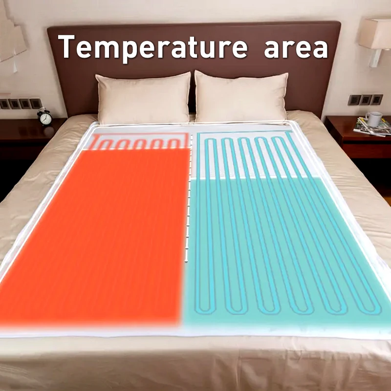 220V big Size heated mattress pad dual zone Electric blanket double bed