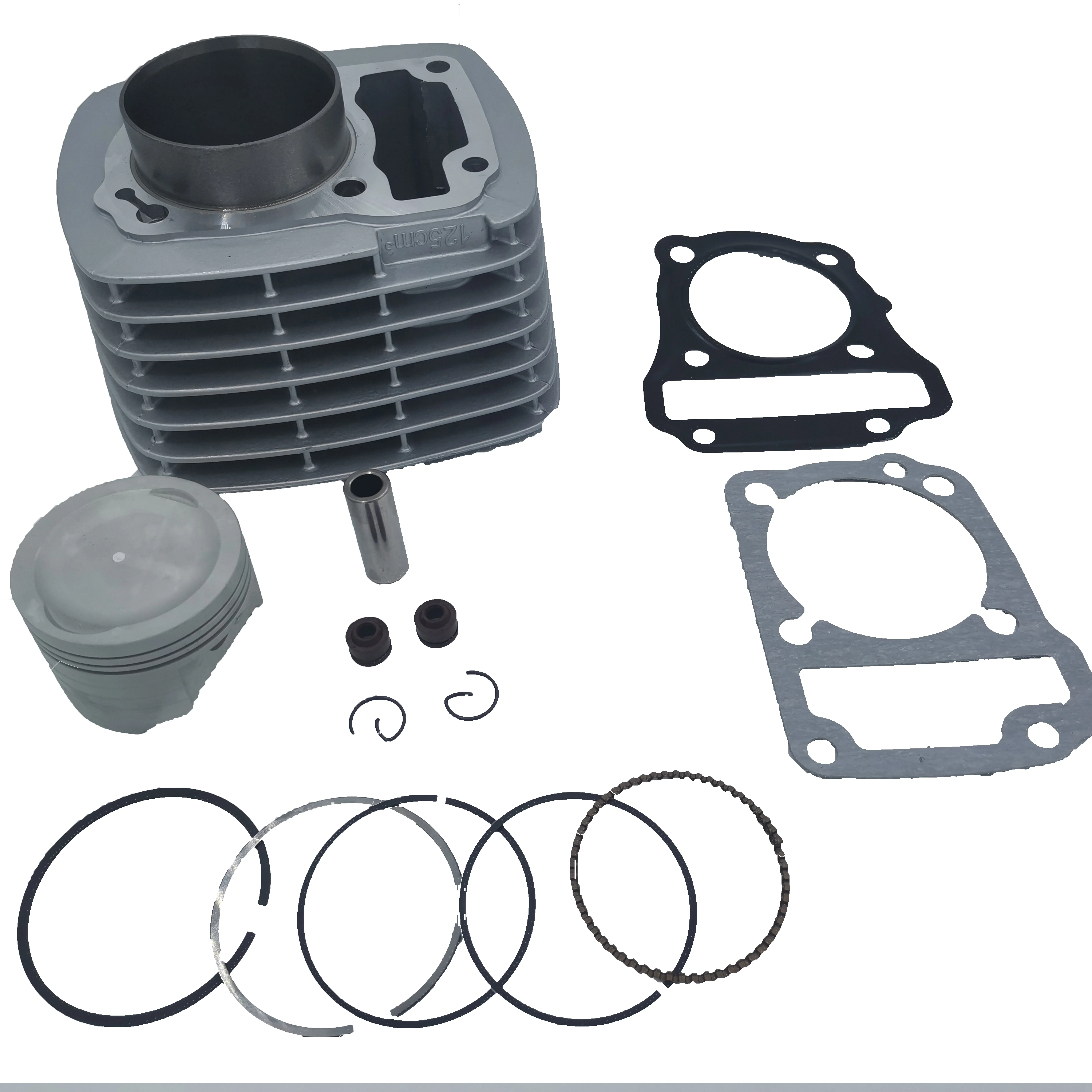 52.4MM Good Quality   Cylinder Block Kit 125cc Cylinder Motorcycle Engines For Honda KYY125 CB125