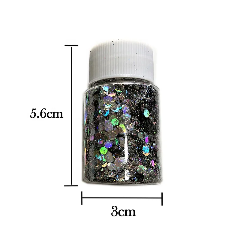 20ml Shimmer chunky glitter powder for nail face body  Christmas party decoration supplies