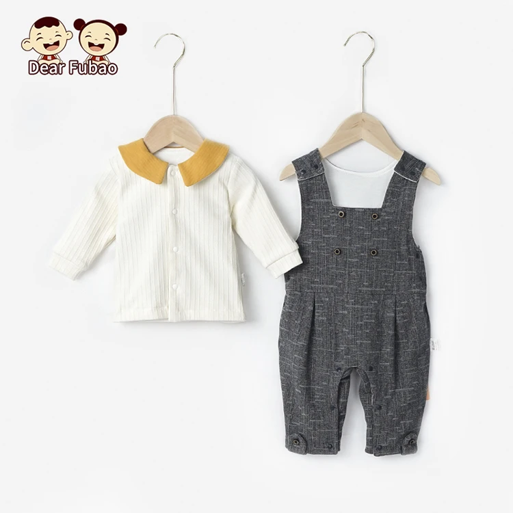 
Gots Certified Newborn Winter Modern Baby Clothes Oem Girl Boy Long Sleeve Pants Set Little Wholesale Children Cute Infant Gift 