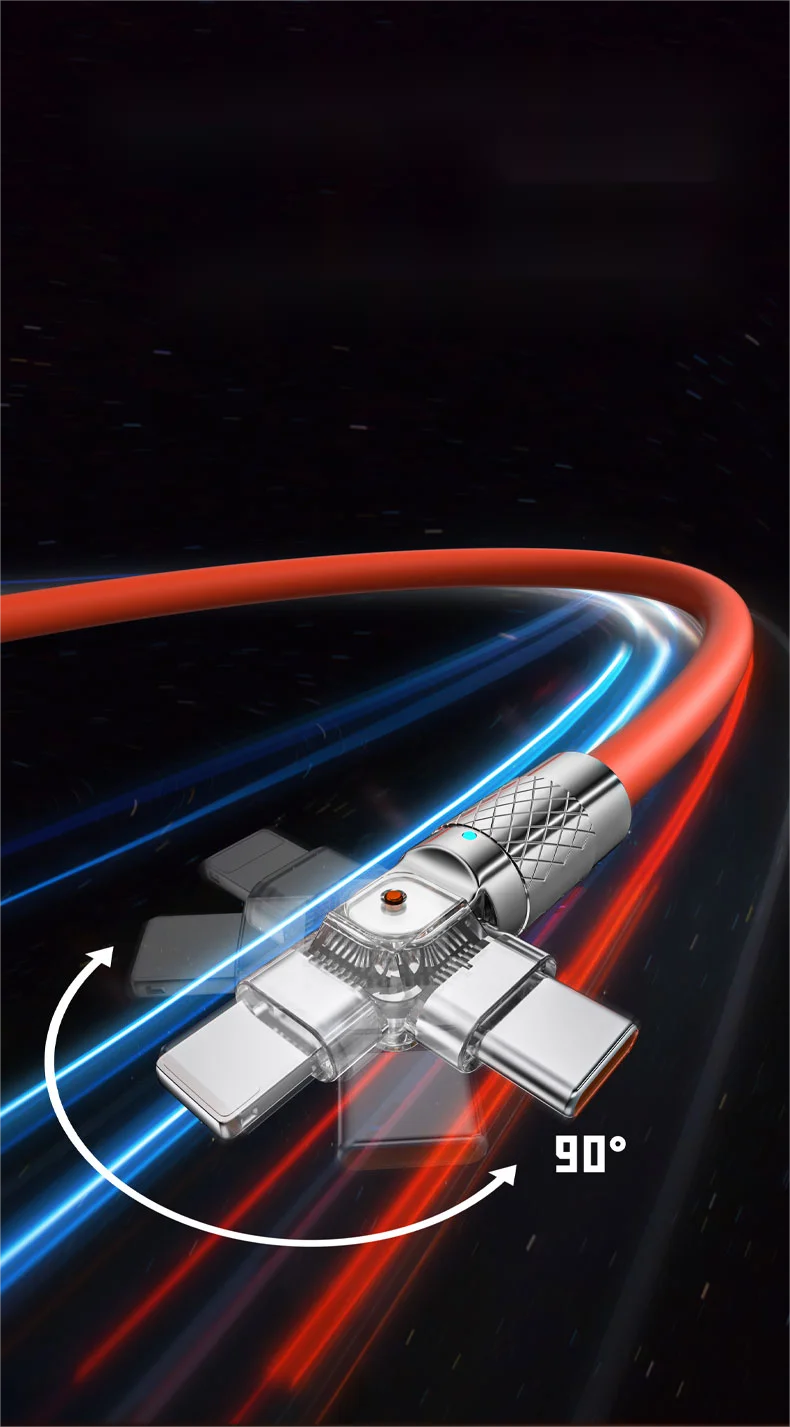 2in1USB quick charging data cable