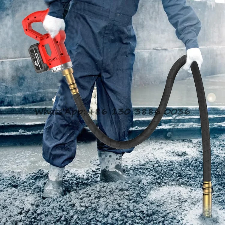 Factory Sale Lithium Battery Mini Small Charging Electric Handheld Portable Cement Concrete Vibrator Price