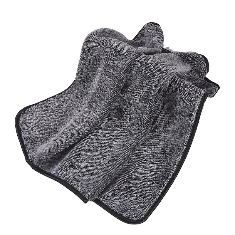 wholesale Ultra kitchen reusable cleaning thick dish cloth Large Auto Detailing 1200GSM 1600 gsm microfiber Car Drying Towel