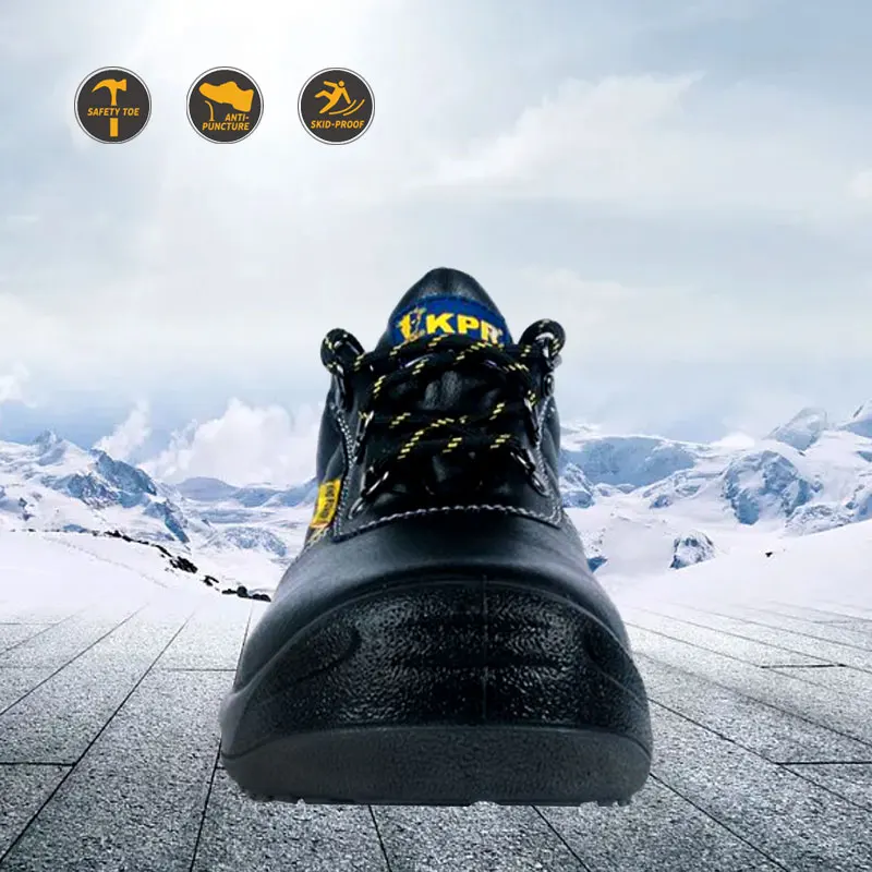 01014 Oil water resistant anti slip work shoes steel toe puncture proof men industrial groundwork safety shoes boots S3