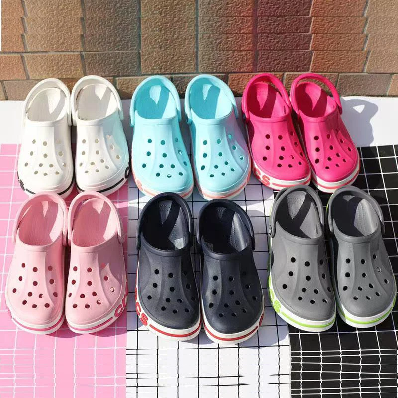 fashion High Quality PU Shoes Women Clog Shoe Flip Flop Classic Clogs Hole Sandals Slippers