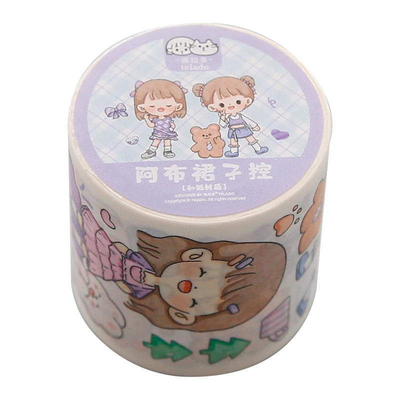 1pcs/lot Washi Masking Tapes Abu skirt control  Decorative Adhesive Scrapbooking DIY Paper Japanese Stickers