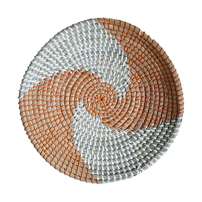 Hottest Sale Bamboo Rattan Seagrass Straw Decorative Plates Weaving Daily Mess Storage From Vietnam Manufacture OEM Service
