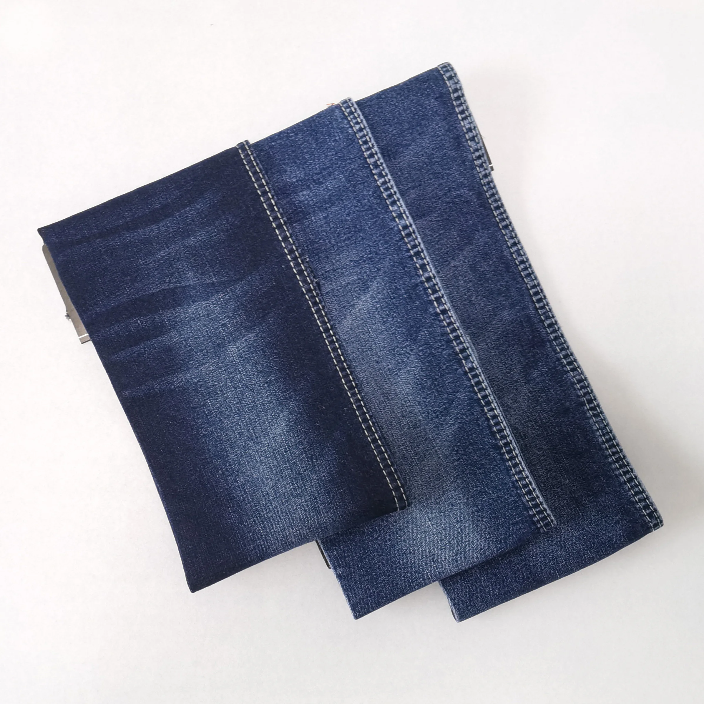98.5%cotton 1.5%spandex comfort stretch warp slub denim jeans fabric