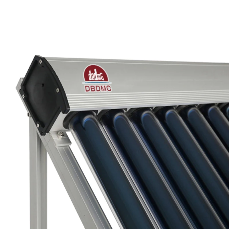 Vacuum Tube Heat Pipe Solar Collector with Inlet and Outlet in the Bottom of Manifold