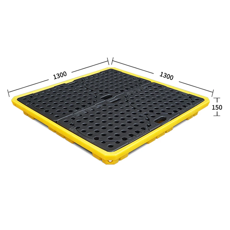 4 drum bunded spill pallet 120L  spill containment pallet Manufacturer sales for industrial Chemical Spill Control