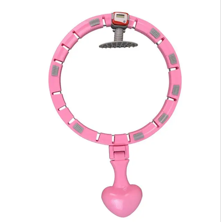 
dropshipping hula ring Smart Hula With Fat Burning Ball Surround Massage Sport Hoop 