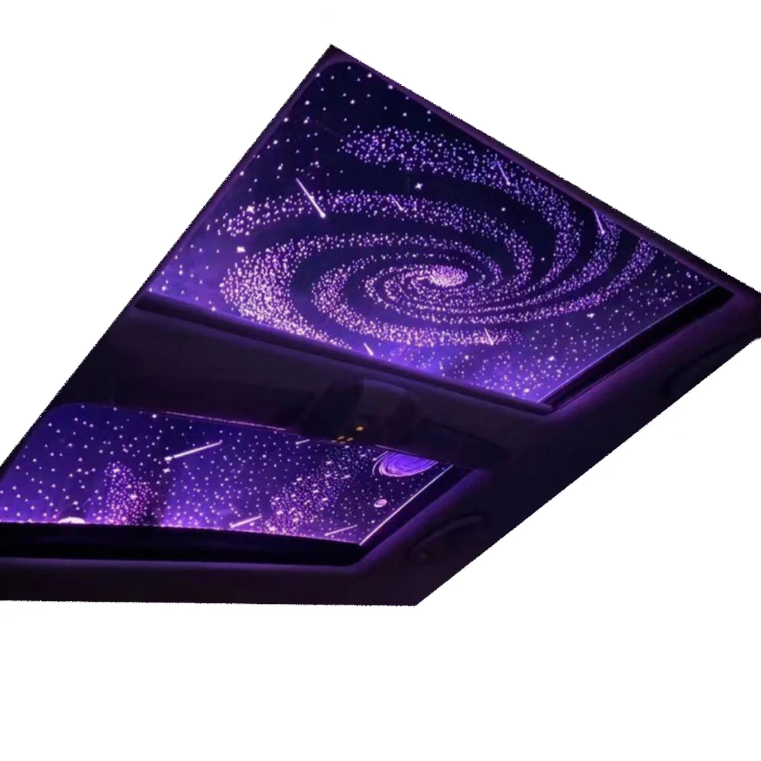 Multi-colour Various options car decorative lights interior ambient light panoramic sunroof starlight film top, car accessories