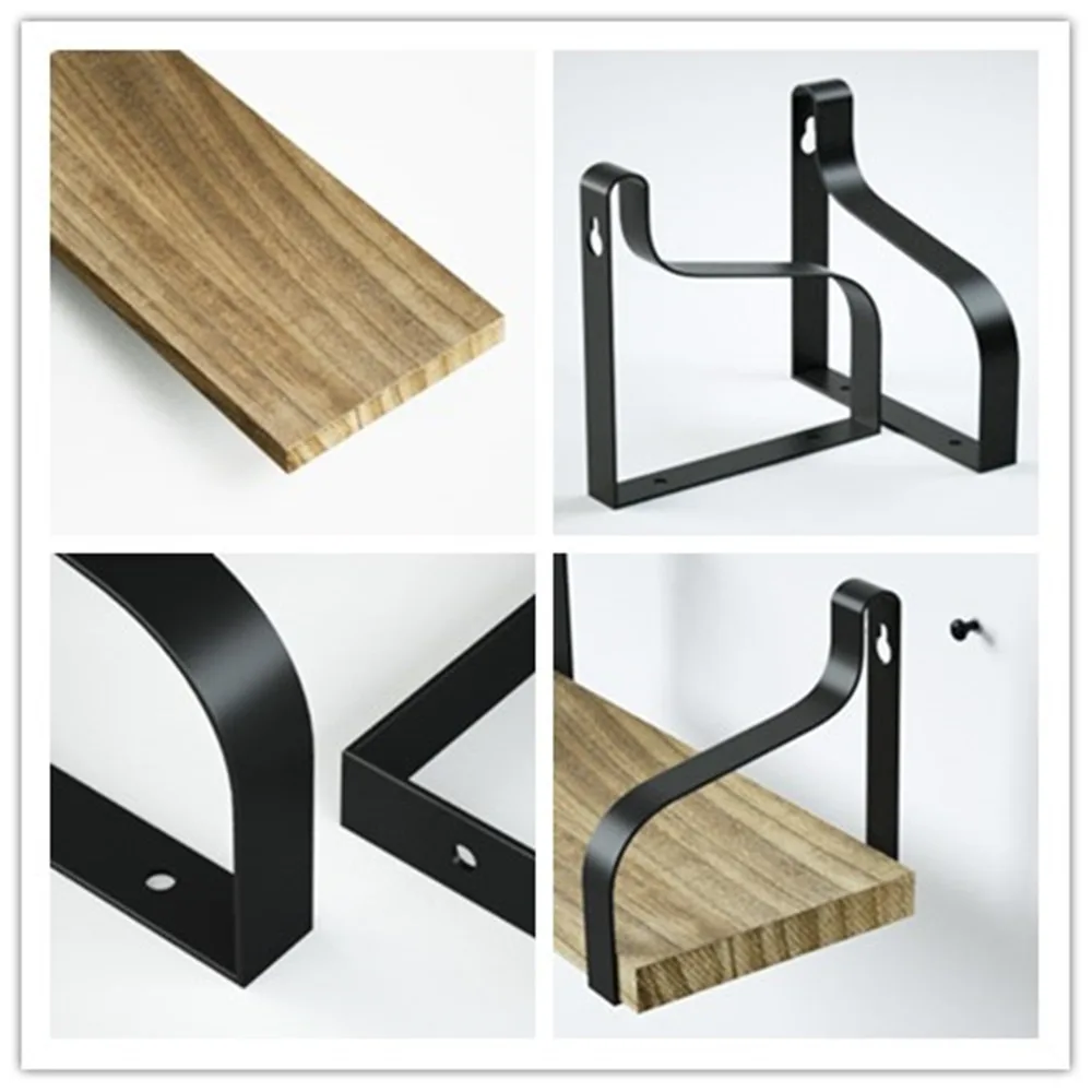 Wooden Floating Wall Mounted Shelves for Bathroom Kitchen Living Room-Storage Partition for Wall & Display