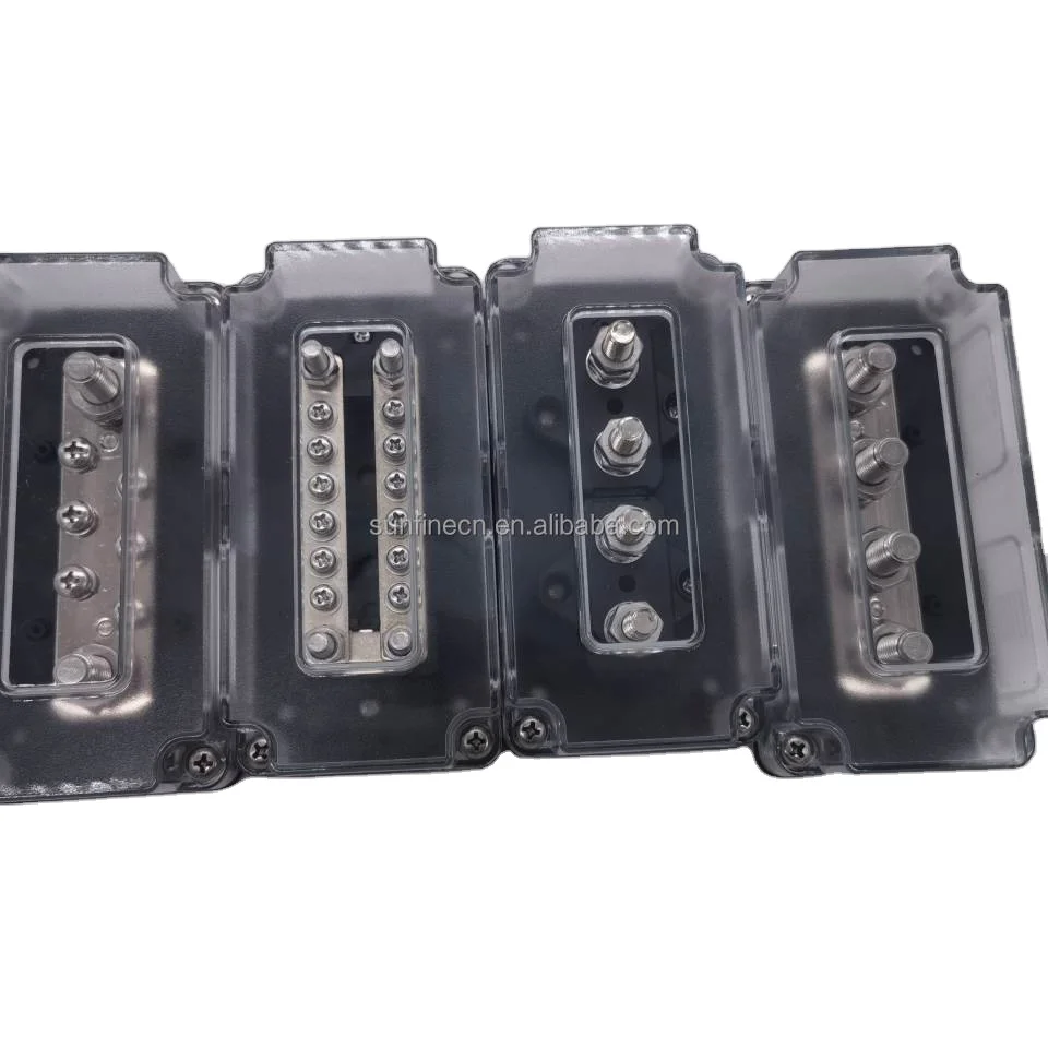 2023 Latest!!! Power Distribution Block Box Electric Distributing Bus Bar Din Rail Terminal