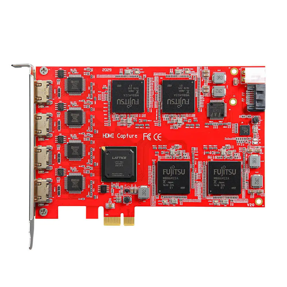  TBS6304SE 4 HDMI 1 захват входа H.264 HD кодирование видео PCIe карта поддерживает до 1920x1080 60fps
