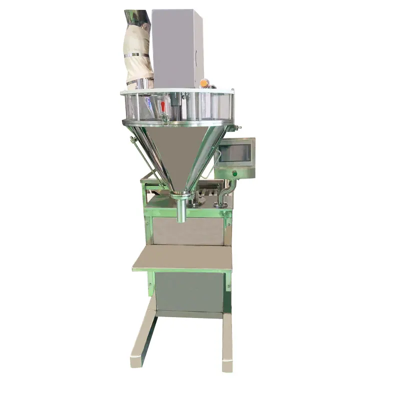Semi-automatic vertical large package 10kg 15kg 25kg 50kg washing powder flour spice powder packaging machine