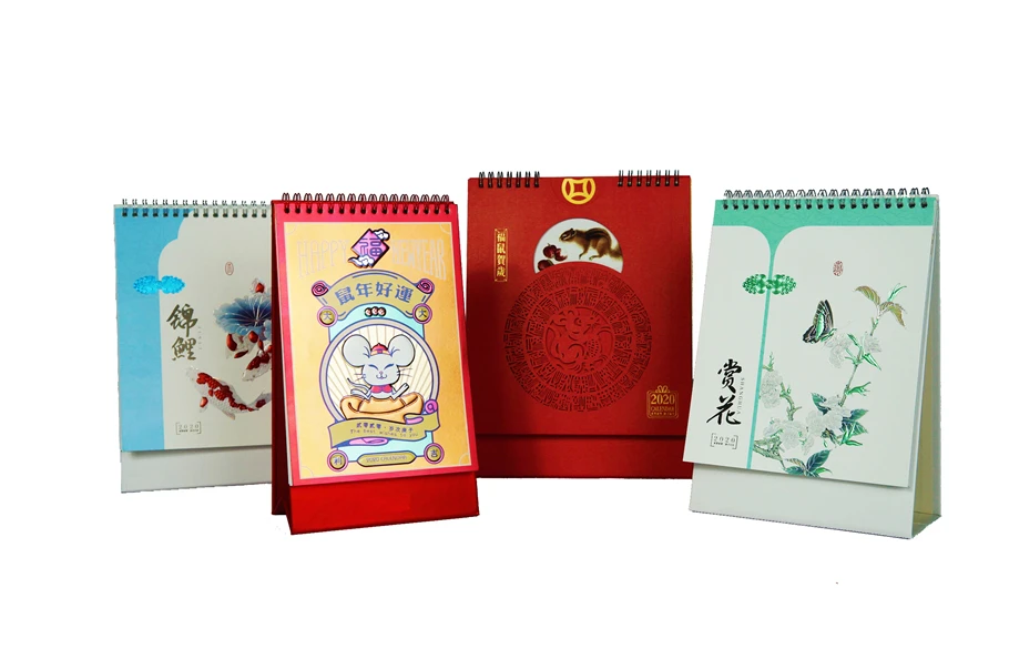 Custom 2023 Wholesale Printing Table Calendar Perpetual Daily Desk Calendar