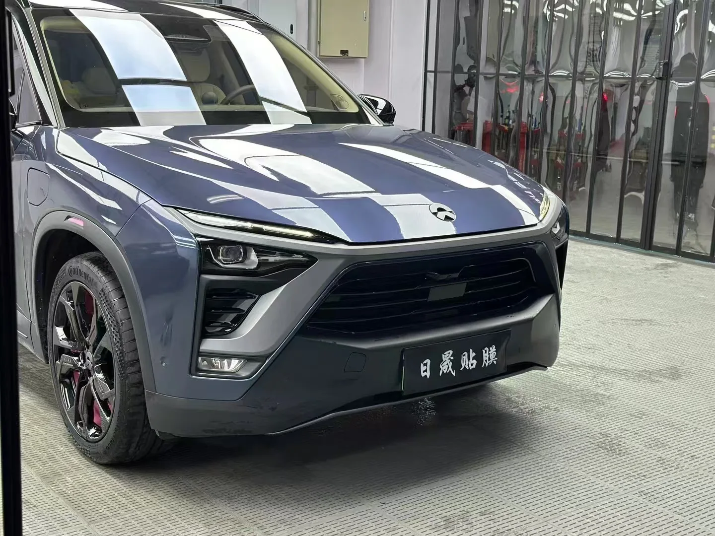 PET Supergloss metal Blue South Pole Star Blue Color PVC pet car packaging vinyl full car covered packaging color-changing film