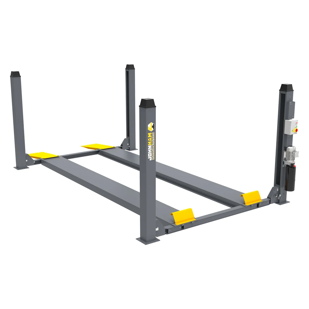 Johnham Four Post Service Lift Car Lifting with pneumatic lock release JFL10
